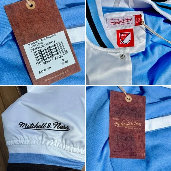 Mitchell & Ness: Kansas City Wizards Varsity Jacket- unisex- size SMALL